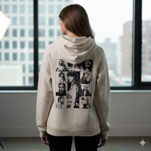 Taylor Swift The Eras Tour Exclusive Cream Sweatshirt Hoodie Size XL Official